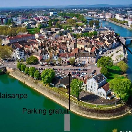 Appartement Avec Magnifique Vue Sur La Saone Et Son Balcon Chalon-sur-Saône Exteriér fotografie